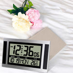 Orologio da parete LCD a grande schermo Sveglia elettronica minimalista, Large Screen LCD