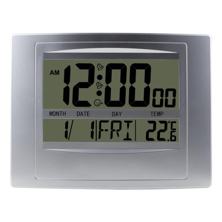 Orologio digitale da parete con temperatura e allarme