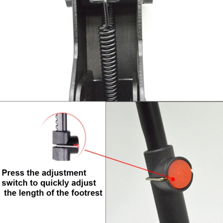 Supporto per piede per bicicletta Mountain Bike Supporto centrale regolabile, Bicycle Foot Support
