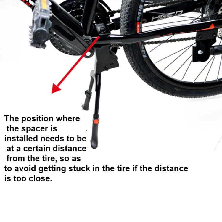 Supporto per piede per bicicletta Mountain Bike Supporto centrale regolabile, Bicycle Foot Support