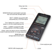 Mini radio portatile FM AM AIR con spegnimento automatico