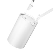 N1 Mini ventilatore portatile USB senza foglie da appendere al collo, Mini Fan White