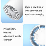 N1 Mini ventilatore portatile USB senza pale bianco