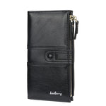 Baellerry - Portafoglio multi-carte lungo da donna con chiusura a zip, fibbia e grande capacità, Baellerry Red, Baellerry Black, Baellerry Brown, Baellerry Dark Green, Baellerry let(Pink, Baellerry Sky Blue