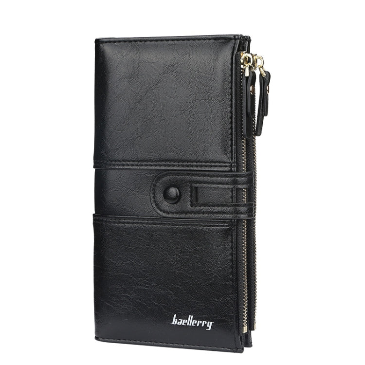 Baellerry - Portafoglio multi-carte lungo da donna con chiusura a zip, fibbia e grande capacità, Baellerry Red, Baellerry Black, Baellerry Brown, Baellerry Dark Green, Baellerry let(Pink, Baellerry Sky Blue