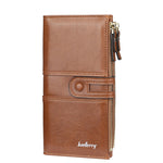 Baellerry - Portafoglio multi-carte lungo da donna con chiusura a zip, fibbia e grande capacità, Baellerry Red, Baellerry Black, Baellerry Brown, Baellerry Dark Green, Baellerry let(Pink, Baellerry Sky Blue