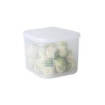 A2958 Cipolla Tritata Aglio Conservazione Frigo Con Coperchio, Small, 6-pieces / Sets, Dividered Box
