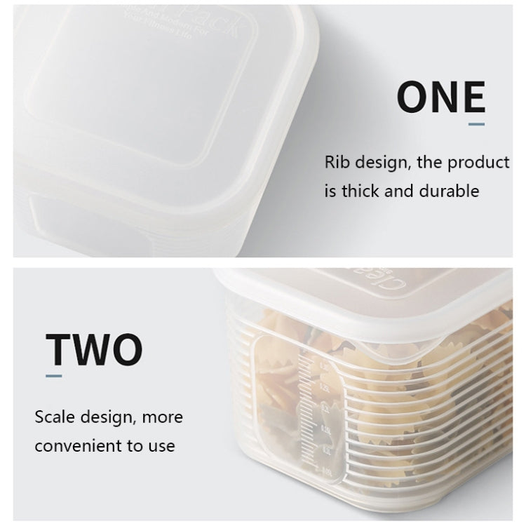 A2958 Cipolla Tritata Aglio Conservazione Frigo Con Coperchio, Small, 6-pieces / Sets, Dividered Box