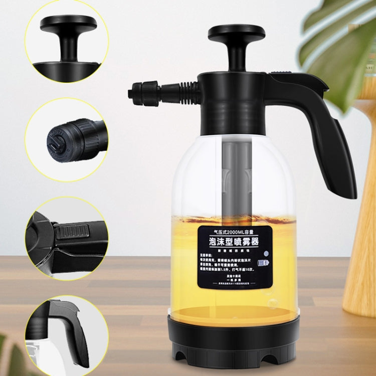 Annaffiatoio in schiuma per autolavaggio Spruzzatore portatile per uso domestico Spruzzatore a pressione d'aria per giardinaggio, Transparent White