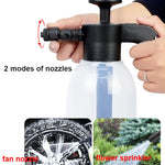 Annaffiatoio in schiuma per autolavaggio Spruzzatore portatile per uso domestico Spruzzatore a pressione d'aria per giardinaggio, Transparent White