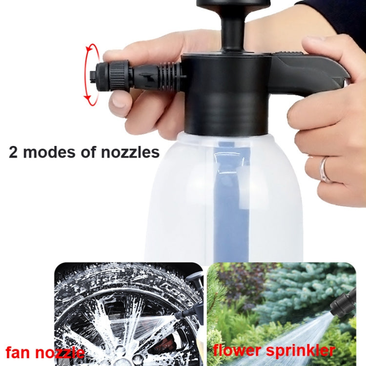 Annaffiatoio in schiuma per autolavaggio Spruzzatore portatile per uso domestico Spruzzatore a pressione d'aria per giardinaggio, Transparent White