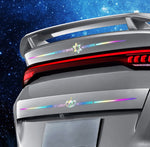 5 PCS 60 cm Adesivi per auto laser colorati Graffi per il corpo Copri adesivi per auto