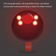 Rilevatore di telecamere a infrarossi Smoovie Room 4LED Beads, Smoovie (White), Smoovie (Black)
