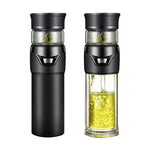 Tazza da tè per la separazione dell'acqua del tè con tazza isolante da 101-500 ml, stile:, Stainless Steel  Black, Stainless Steel  Coffee, Stainless Steel  Gray, Black+Gift Box, Coffee+Gift Box, Gray+Gift Box, Glass Black+Gift Box, Glass Coffee+Gift B...
