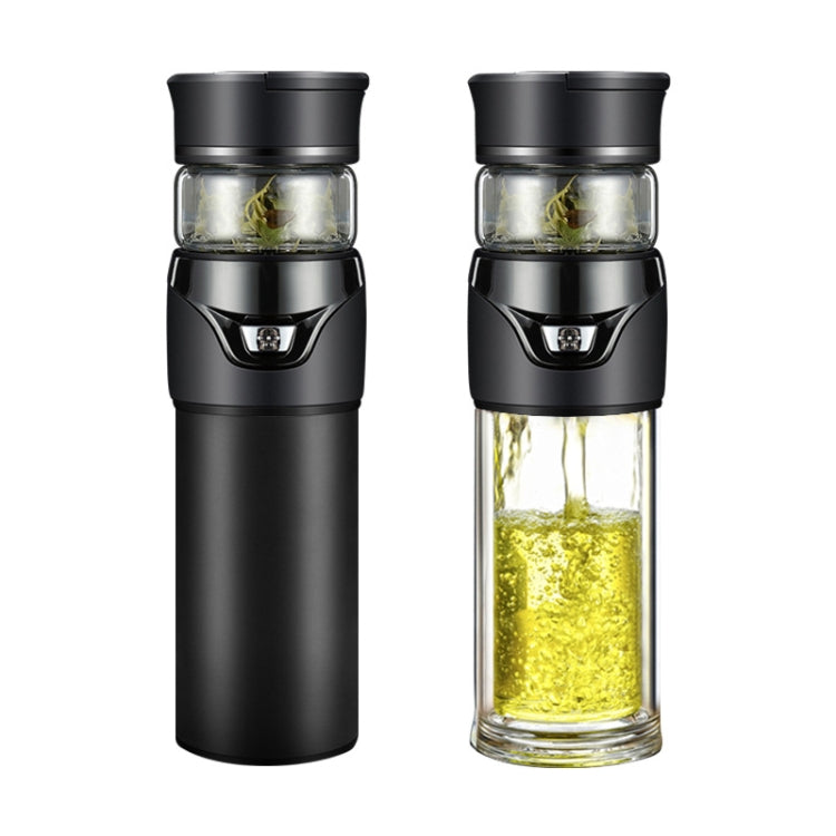 Tazza da tè per la separazione dell'acqua del tè con tazza isolante da 101-500 ml, stile:, Stainless Steel  Black, Stainless Steel  Coffee, Stainless Steel  Gray, Black+Gift Box, Coffee+Gift Box, Gray+Gift Box, Glass Black+Gift Box, Glass Coffee+Gift B...