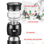 Tazza da tè per la separazione dell'acqua del tè con tazza isolante da 101-500 ml, stile:, Stainless Steel  Black, Stainless Steel  Coffee, Stainless Steel  Gray, Black+Gift Box, Coffee+Gift Box, Gray+Gift Box, Glass Black+Gift Box, Glass Coffee+Gift B...