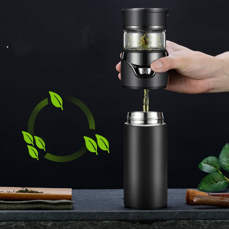 Tazza da tè per la separazione dell'acqua del tè con tazza isolante da 101-500 ml, stile:, Stainless Steel  Black, Stainless Steel  Coffee, Stainless Steel  Gray, Black+Gift Box, Coffee+Gift Box, Gray+Gift Box, Glass Black+Gift Box, Glass Coffee+Gift B...