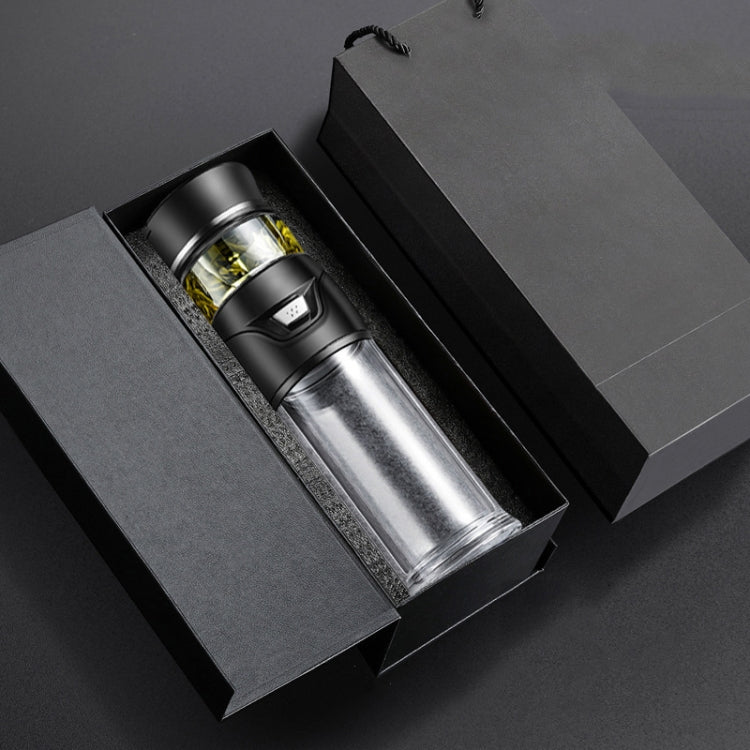 Tazza da tè per la separazione dell'acqua del tè con tazza isolante da 101-500 ml, stile:, Stainless Steel  Black, Stainless Steel  Coffee, Stainless Steel  Gray, Black+Gift Box, Coffee+Gift Box, Gray+Gift Box, Glass Black+Gift Box, Glass Coffee+Gift B...