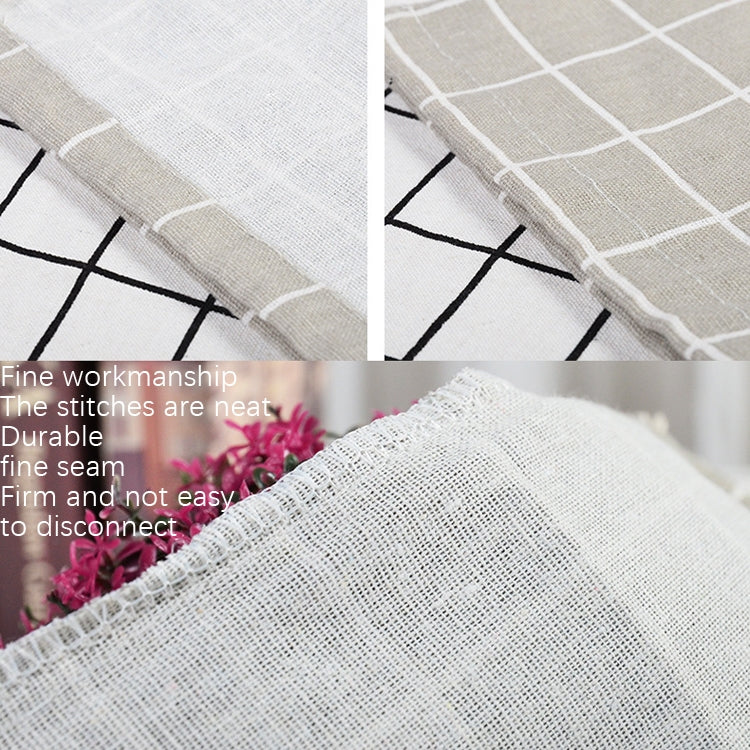 5 set di borse portaoggetti per articoli vari in cotone e lino con coulisse, Small+Medium+Large