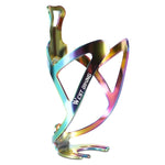 WEST BIKING Portabottiglie per bevande in alluminio per bicicletta, Black, Red Black Gradient, Gold Pink Gradient, Green Purple Gradient, Colorful