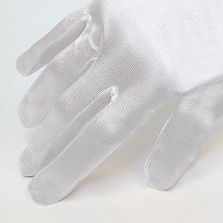 Guanti da sposa Guanti da sposa lunghi in raso da viaggio vintage con protezione solare
