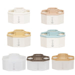 Portapenne da ufficio semplice e moderno di grande capacità, White Rotary, Pink Rotary, Yellow Rotary, Blue Rotary, Frosted Transparent Rotary, Transparent Coffee Rotary, Transparent Khaki Rotary, White Non-Rotary, Pink Non-Rotary, Yellow Non-Rotary   ...