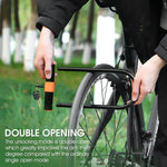 WEST BIKING U-Lock antifurto anti-taglio per bicicletta in acciaio al carbonio, Only Lock, Lock+Cable