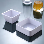 Piatto snack geometrico da 2 pezzi, Small Quartet (White), Small Quartet (Transparent), Big Quartet (White), Big Quartet (Transparent), Hexagonal (Transparent), Quadrilateral (Transparent), Rectangular (Transparent)