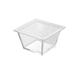 Piatto snack geometrico da 2 pezzi, Small Quartet (White), Small Quartet (Transparent), Big Quartet (White), Big Quartet (Transparent), Hexagonal (Transparent), Quadrilateral (Transparent), Rectangular (Transparent)