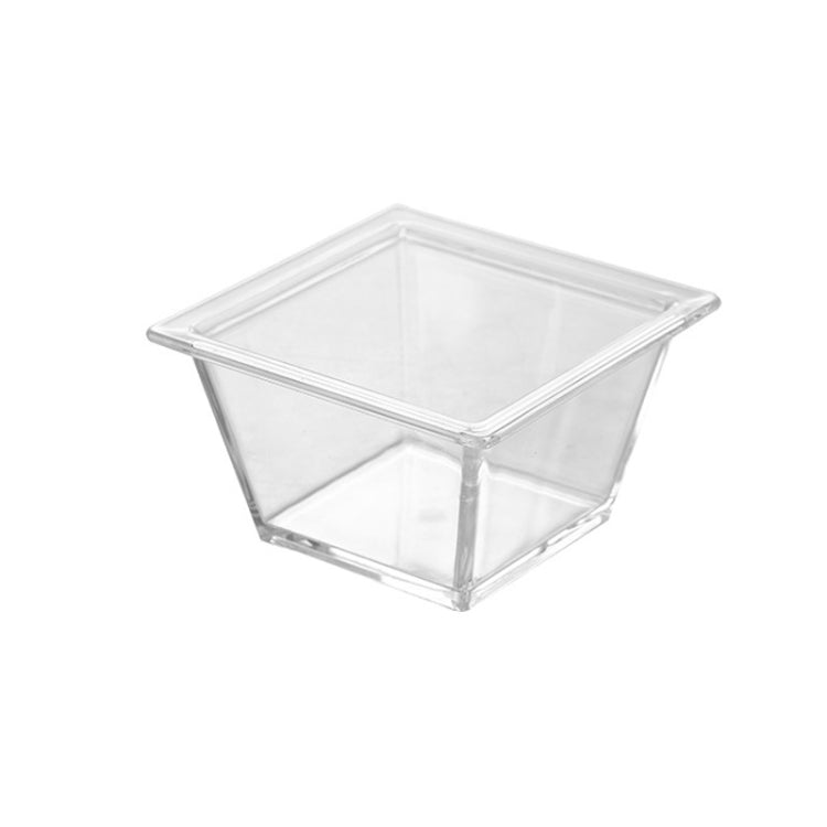 Piatto snack geometrico da 2 pezzi, Small Quartet (White), Small Quartet (Transparent), Big Quartet (White), Big Quartet (Transparent), Hexagonal (Transparent), Quadrilateral (Transparent), Rectangular (Transparent)