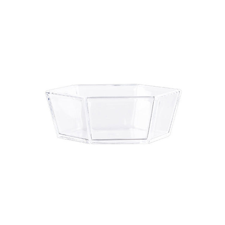 Piatto snack geometrico da 2 pezzi, Small Quartet (White), Small Quartet (Transparent), Big Quartet (White), Big Quartet (Transparent), Hexagonal (Transparent), Quadrilateral (Transparent), Rectangular (Transparent)