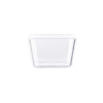 Piatto snack geometrico da 2 pezzi, Small Quartet (White), Small Quartet (Transparent), Big Quartet (White), Big Quartet (Transparent), Hexagonal (Transparent), Quadrilateral (Transparent), Rectangular (Transparent)