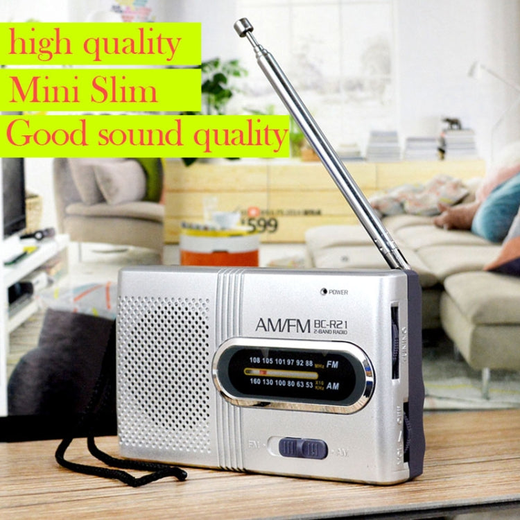 Radio portatile AM/FM INDIN BC-R21 con altoparlante