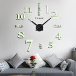 M002 Night Light Orologio da parete digitale fai-da-te Decorazione soggiorno Orologio silenzioso, DIY Digital Wall Clock
