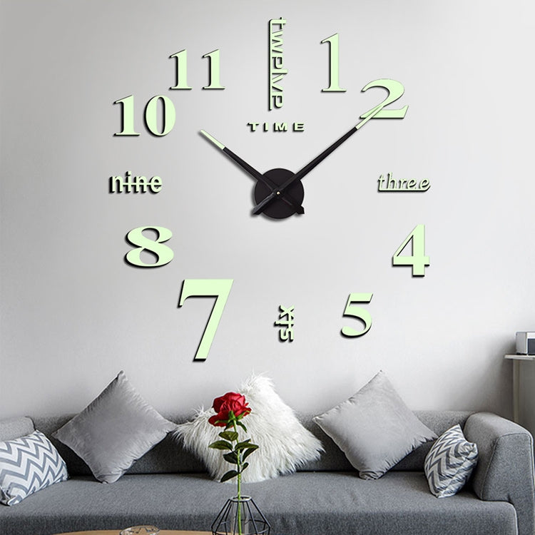 M002 Night Light Orologio da parete digitale fai-da-te Decorazione soggiorno Orologio silenzioso, DIY Digital Wall Clock