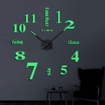 M002 Night Light Orologio da parete digitale fai-da-te Decorazione soggiorno Orologio silenzioso, DIY Digital Wall Clock
