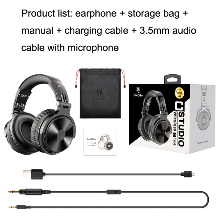 OneOdio PRO-C Auricolare per monitor Bluetooth wireless over-ear stereo bilaterale collegabile, PRO-C