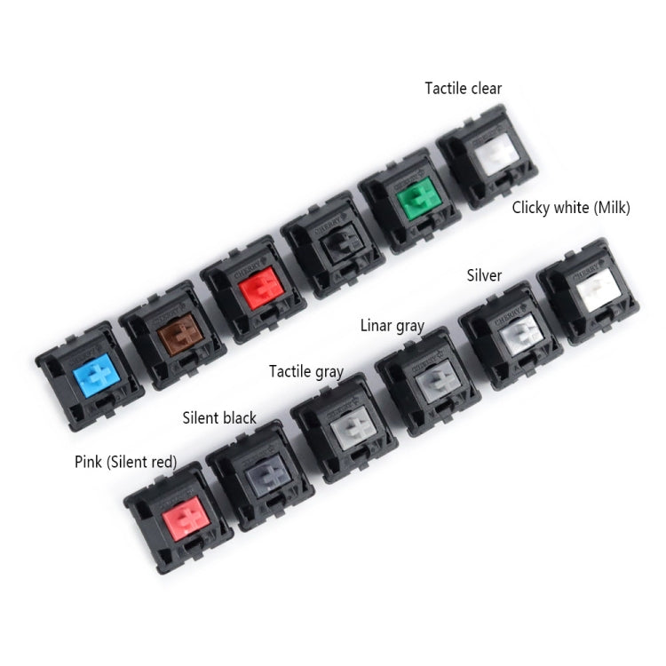 Albero della tastiera muto lineare dell'interruttore MX dell'albero della ciliegia 10PCS, Black Shaft, Red Shaft, Tea Shaft, Blue Shaft, White Shaft, Green Shaft, Silver Shaft, Mute Red Shaft, Mute Black Shaft