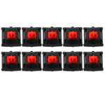 Albero della tastiera muto lineare dell'interruttore MX dell'albero della ciliegia 10PCS, Black Shaft, Red Shaft, Tea Shaft, Blue Shaft, White Shaft, Green Shaft, Silver Shaft, Mute Red Shaft, Mute Black Shaft