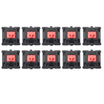 Albero della tastiera muto lineare dell'interruttore MX dell'albero della ciliegia 10PCS, Black Shaft, Red Shaft, Tea Shaft, Blue Shaft, White Shaft, Green Shaft, Silver Shaft, Mute Red Shaft, Mute Black Shaft