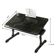 Scrivania per computer da letto sollevabile e pieghevole N6, stile:, Basic Type, Drawer Type, Drawer+Shelf, Drawer+USB, Drawer+Shelf+USB