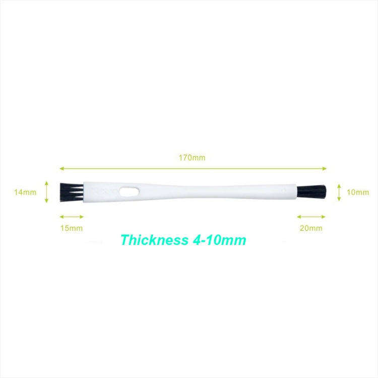 15 PCS Spazzola per la pulizia a doppia estremità Spazzola per smerigliatrice per caffettiera Piccola spazzola a setole, Double-ended Cleaning Brush