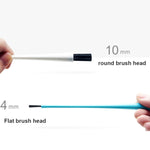 15 PCS Spazzola per la pulizia a doppia estremità Spazzola per smerigliatrice per caffettiera Piccola spazzola a setole, Double-ended Cleaning Brush