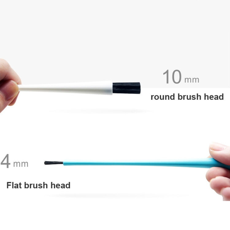 15 PCS Spazzola per la pulizia a doppia estremità Spazzola per smerigliatrice per caffettiera Piccola spazzola a setole, Double-ended Cleaning Brush