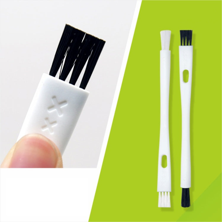 15 PCS Spazzola per la pulizia a doppia estremità Spazzola per smerigliatrice per caffettiera Piccola spazzola a setole, Double-ended Cleaning Brush