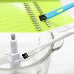 15 PCS Spazzola per la pulizia a doppia estremità Spazzola per smerigliatrice per caffettiera Piccola spazzola a setole, Double-ended Cleaning Brush