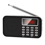 Mini Radio MP3 Ricaricabile con Radio FM e Display LED