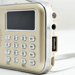 Mini Radio MP3 Ricaricabile con Radio FM e Display LED
