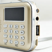 Mini Radio MP3 Ricaricabile con Display LED e Radio FM