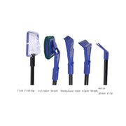 Set di strumenti per la pulizia 5 in 1 per acquario per acquario da 2 pezzi, Fish Tank Aquarium Cleaning Tool